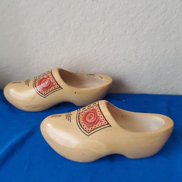 Dutch Wooden Clogs (made in Holland, size unknown) - Picture 3 of 7